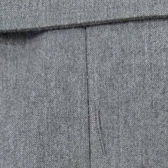 Gianni Bini Wool Blend Gray Sleeveless Belted Dress Preppy Secretary Retro Look - Picture 9 of 9